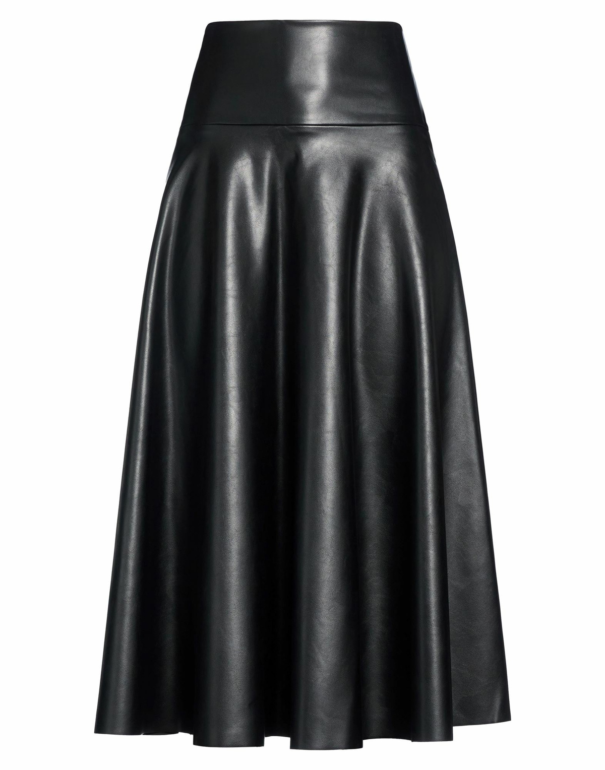 Norma Kamali Womens Midi skirt in Black