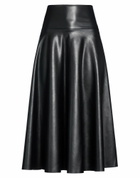Norma Kamali Womens Midi skirt in Black