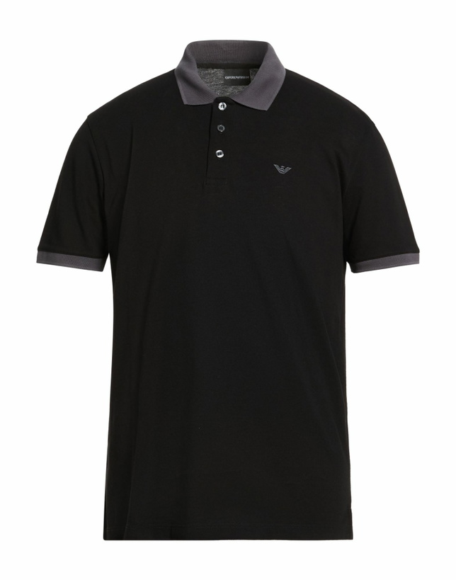 Photo: Emporio Armani Mens Polo shirt in Black
