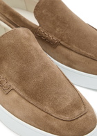 Jude Llow Jacqués Suede Loafers Taupe
