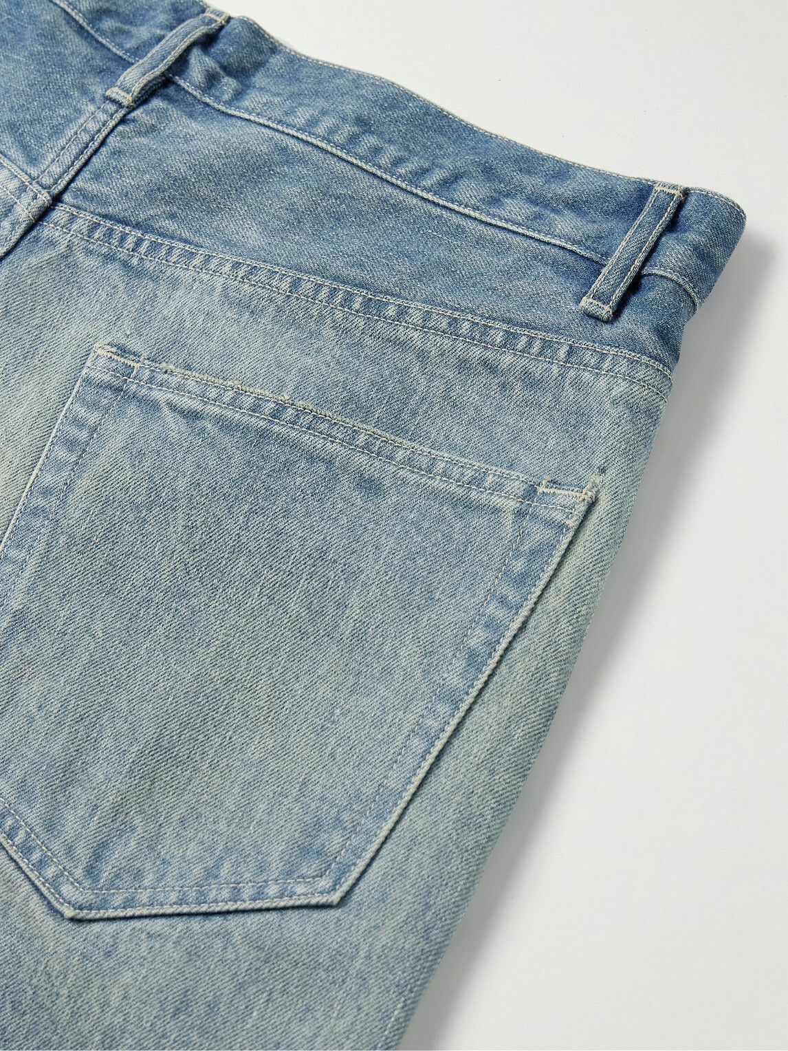 Auralee - Wide-Leg Selvedge Jeans - Blue