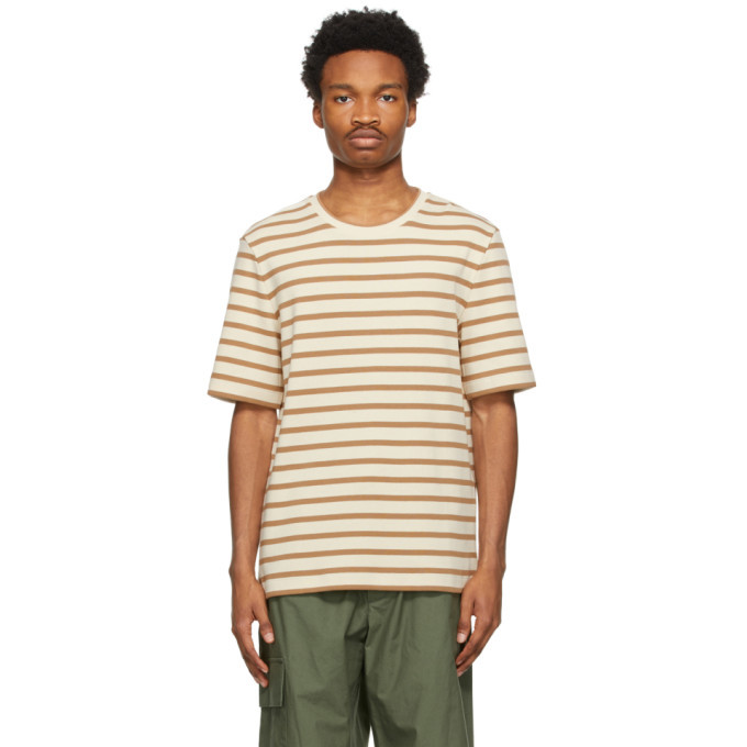 Photo: Jil Sander Beige Striped T-Shirt