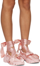 Rombaut Pink Boccaccio II Aura Bows Ballerina Flats