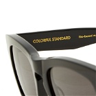 Colorful Standard Sunglass 17 in Deep Black Solid/Black
