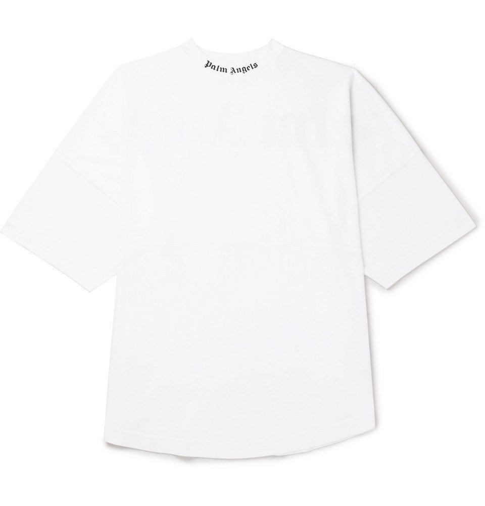 Palm Angels White Oversized T-Shirt