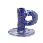 Niko June Studio Candlestick in Dark Blue