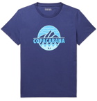 Frescobol Carioca - Printed Cotton-Jersey T-Shirt - Blue
