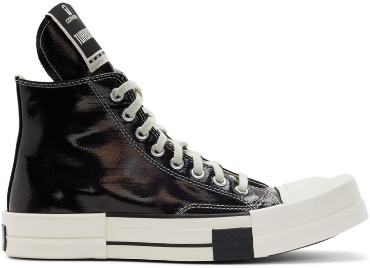 Photo: Rick Owens DRKSHDW Black Converse Edition Turbodrk Chuck 70 Hi Sneakers