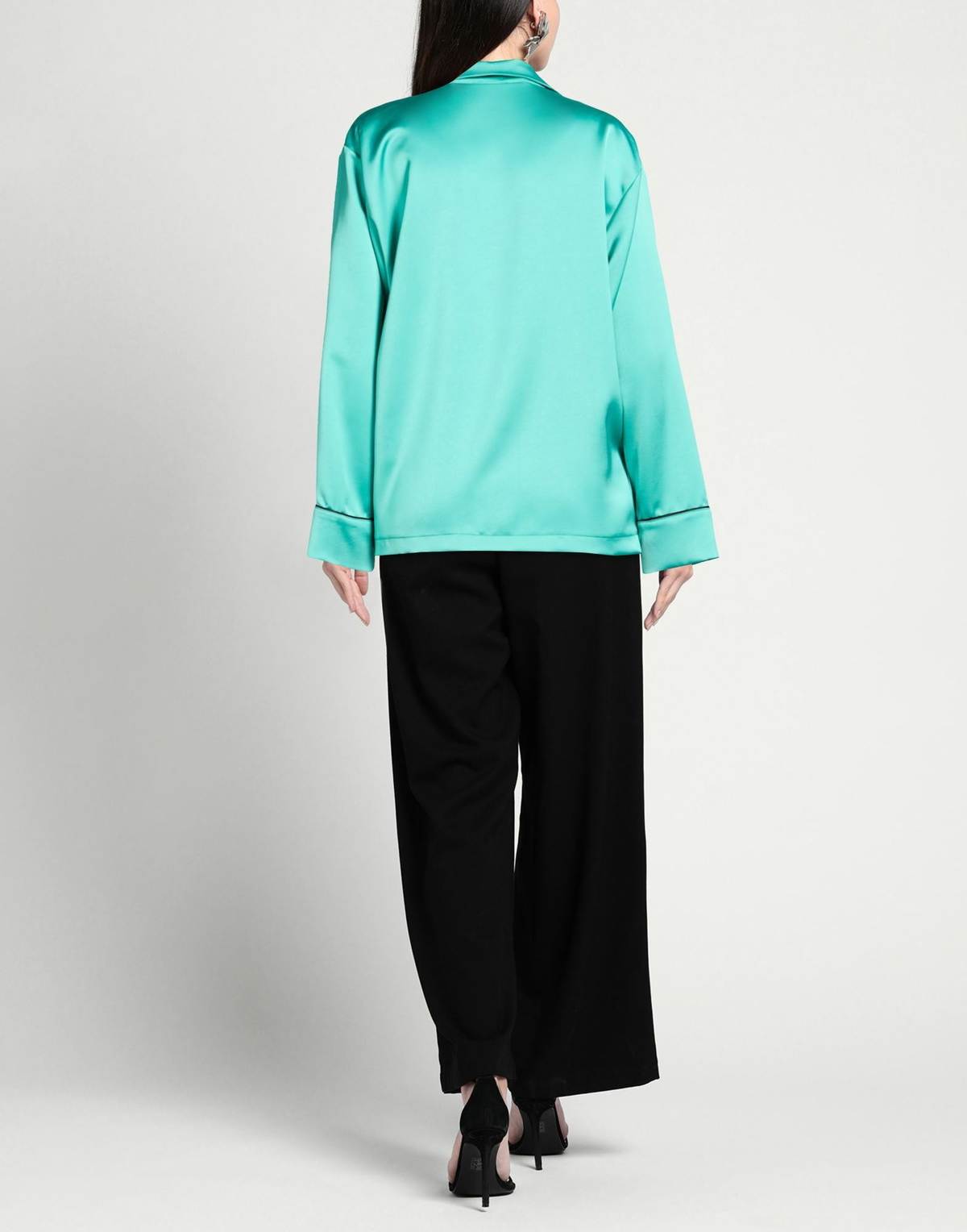 Alessia Santi Womens Blazer Turquoise