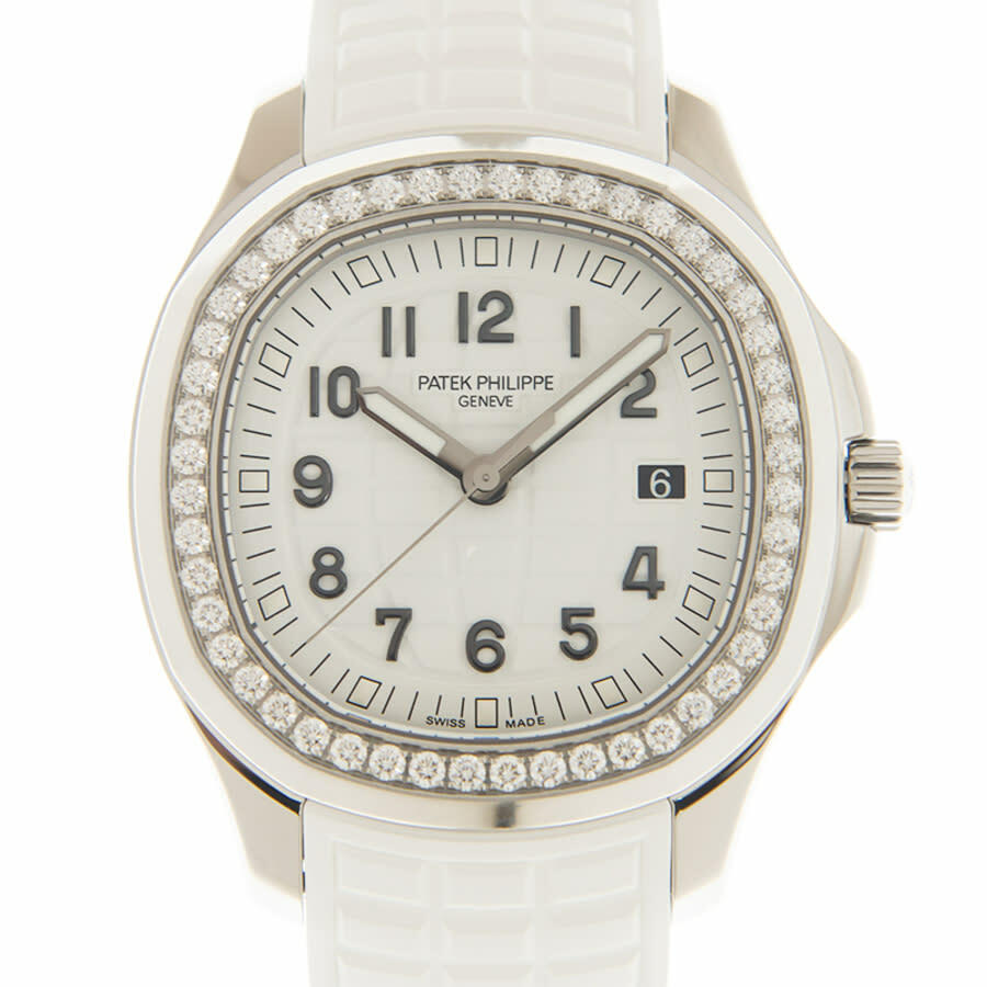 Patek Philippe Aquanaut Luce Quartz Diamond White Dial Ladies Watch 5267-200A-010