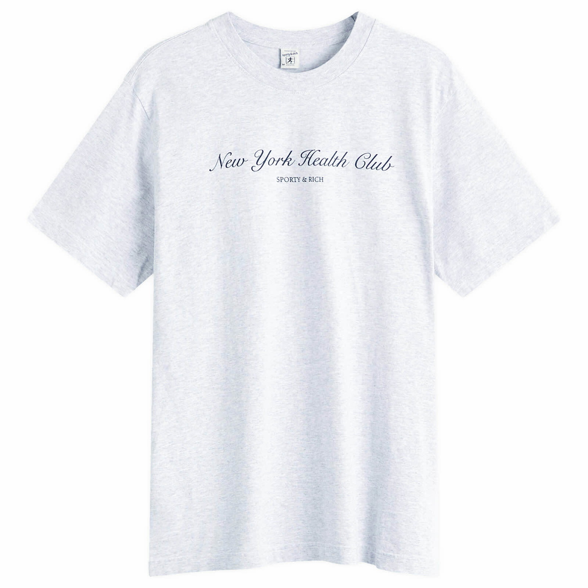 【Sporty&Rich】HEALTH CLUB クロップドTシャツ Sporty & Rich - NY HEALTH CLUB CROPPED T-SHIRT BLACK – LE