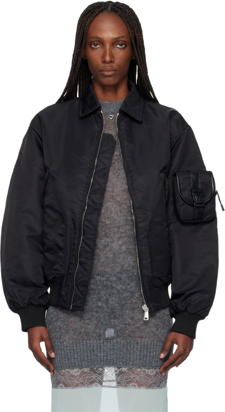 Photo: Coperni Black Technical Bomber Jacket