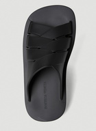 Plat Sandals in Black