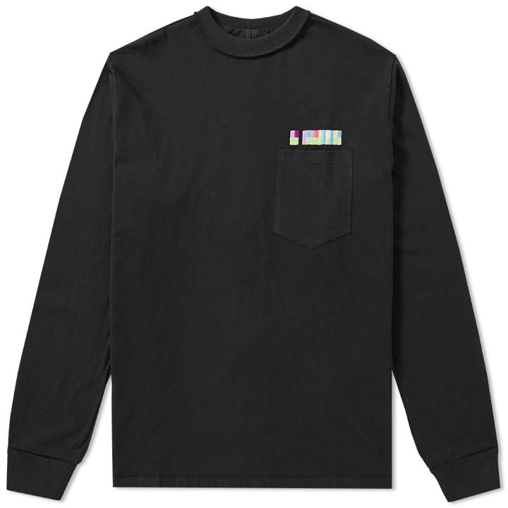 Photo: Mr. Completely Long Sleeve Embroidered Logo Pocket Tee