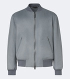 Brioni Wool and cashmere bomber jacket