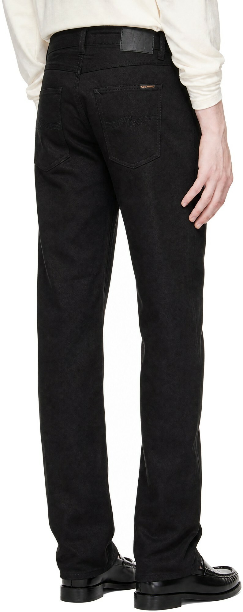 Nudie Jeans Black Gritty Jackson Jeans