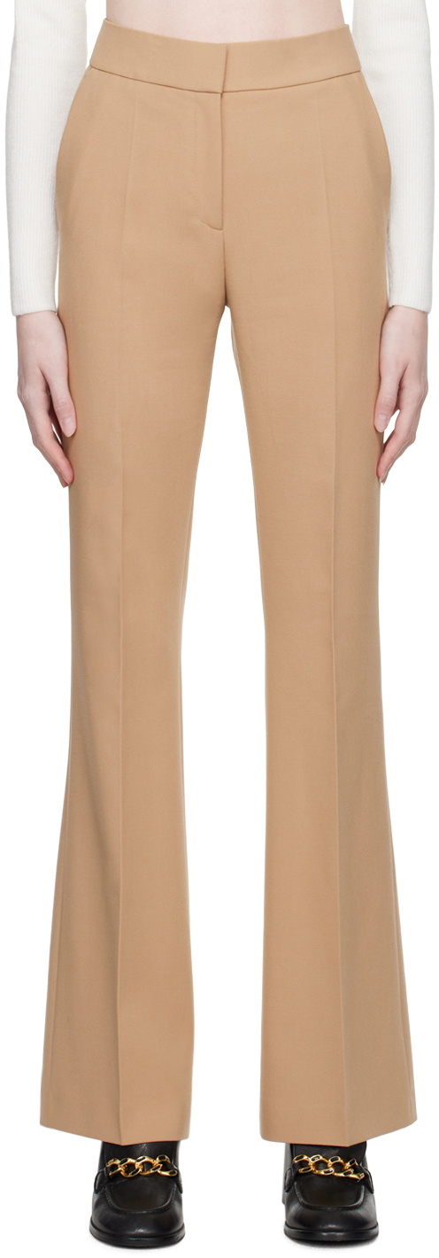 Hugo Boss Beige Polyester Casual Pants main image 0