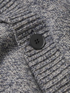 ATON - Oversized Wool Cardigan - Gray
