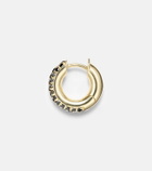 Spinelli Kilcollin Macro Hoop 18kt yellow gold single earring with diamonds