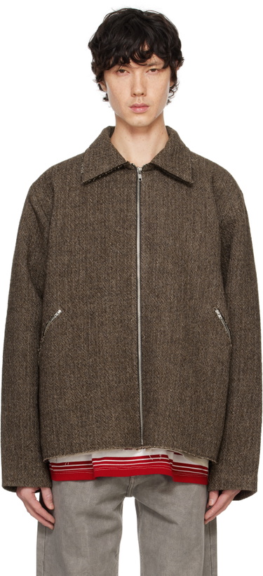 Photo: Camiel Fortgens Brown Simple Jacket