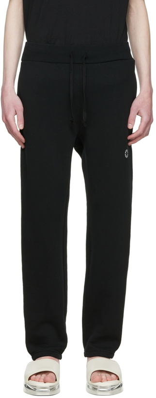 Photo: 1017 ALYX 9SM Black Cotton Lounge Pants