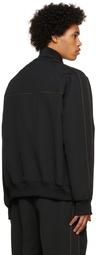 sacai Black Twill Zip-Up Jacket