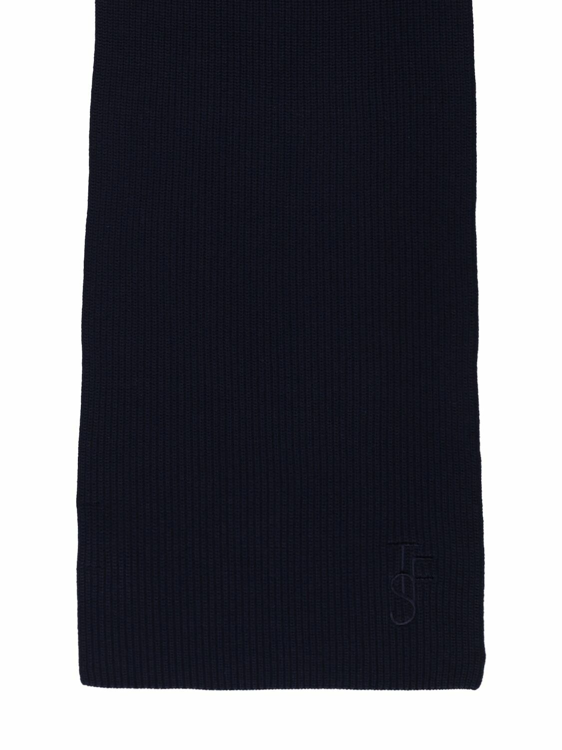 THE FRANKIE SHOP Colton Wool Blend Knit Scarf