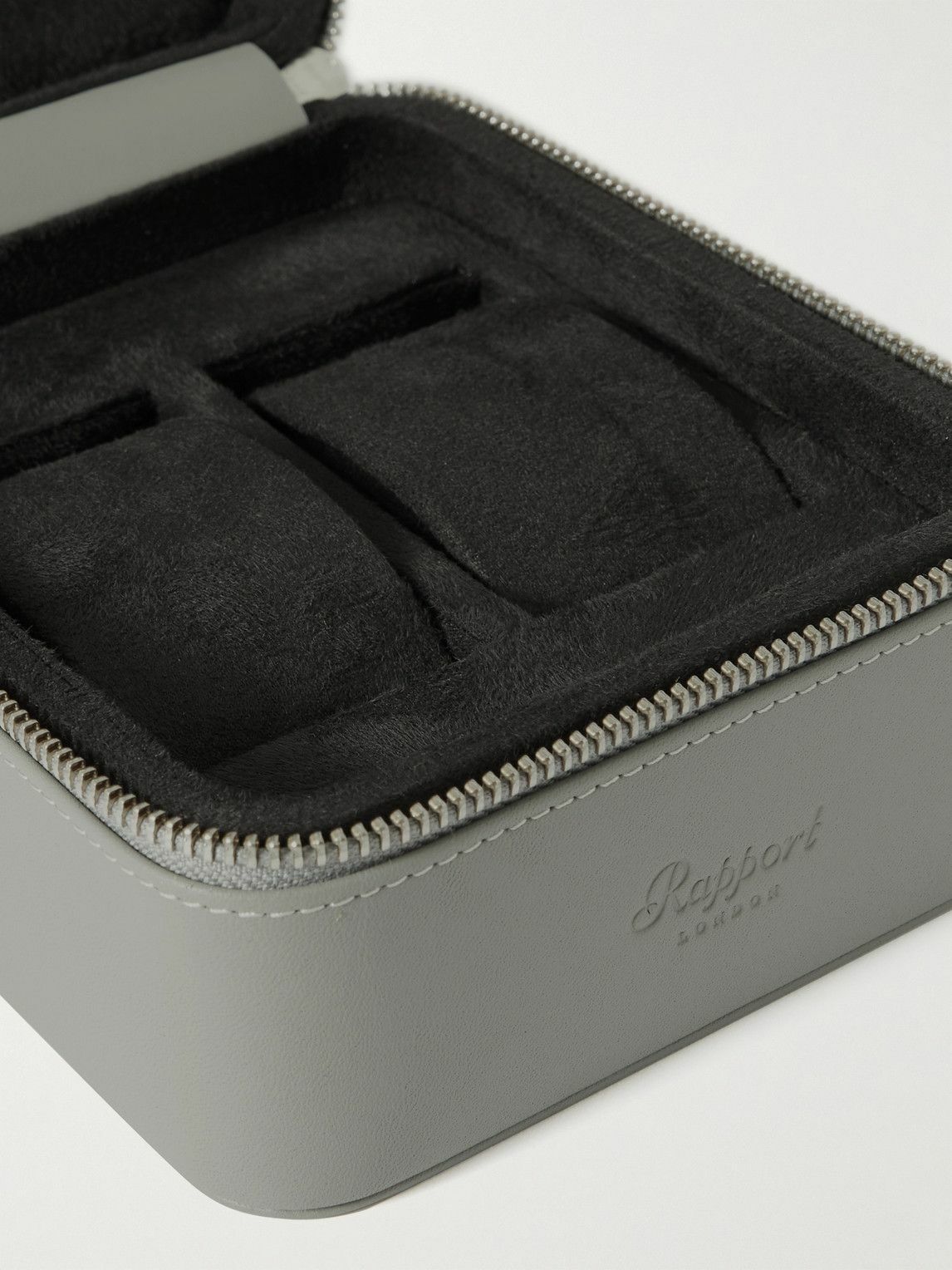 Rapport London - Hyde Park Zip-Around Leather Watch Box