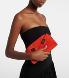 Ferragamo Hug Mini suede crossbody bag