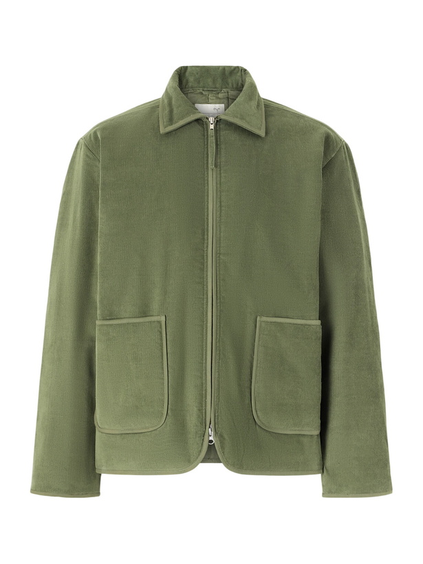 Photo: Kardo - Amardeep Cotton-Corduroy Blouson Jacket - Green
