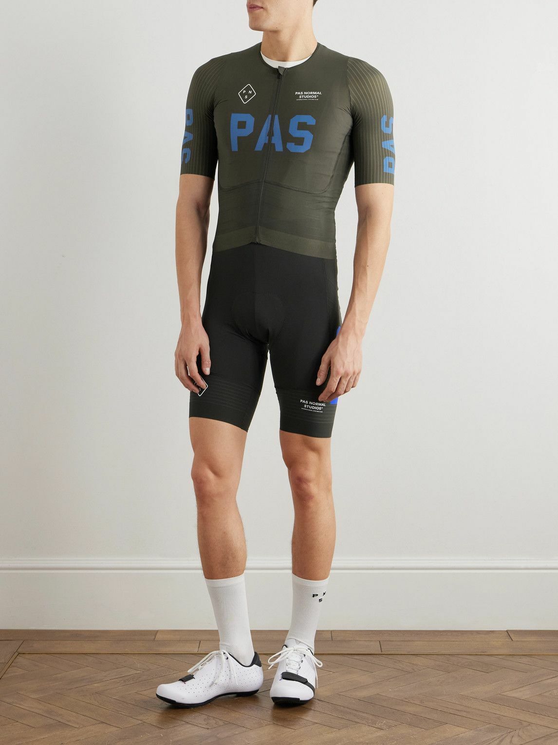 Pas Normal Studios - Mechanism Logo-Print Cycling Jersey - Green