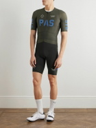 Pas Normal Studios - Mechanism Logo-Print Cycling Jersey - Green