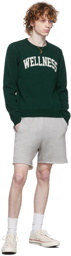 Sporty & Rich Green Wool Wellness Ivy Sweater