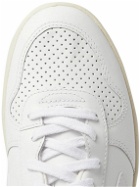 Veja - V-10 Rubber-trimmed Leather Sneakers - White