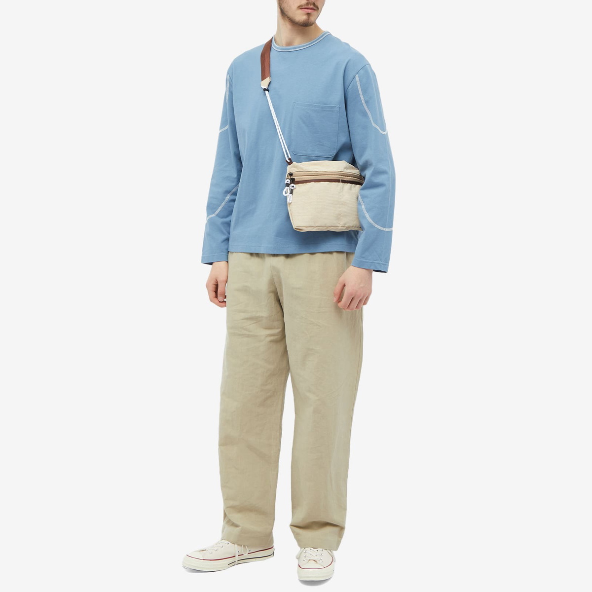 s.k manor hill Men's Big Bronco Pant in Beige