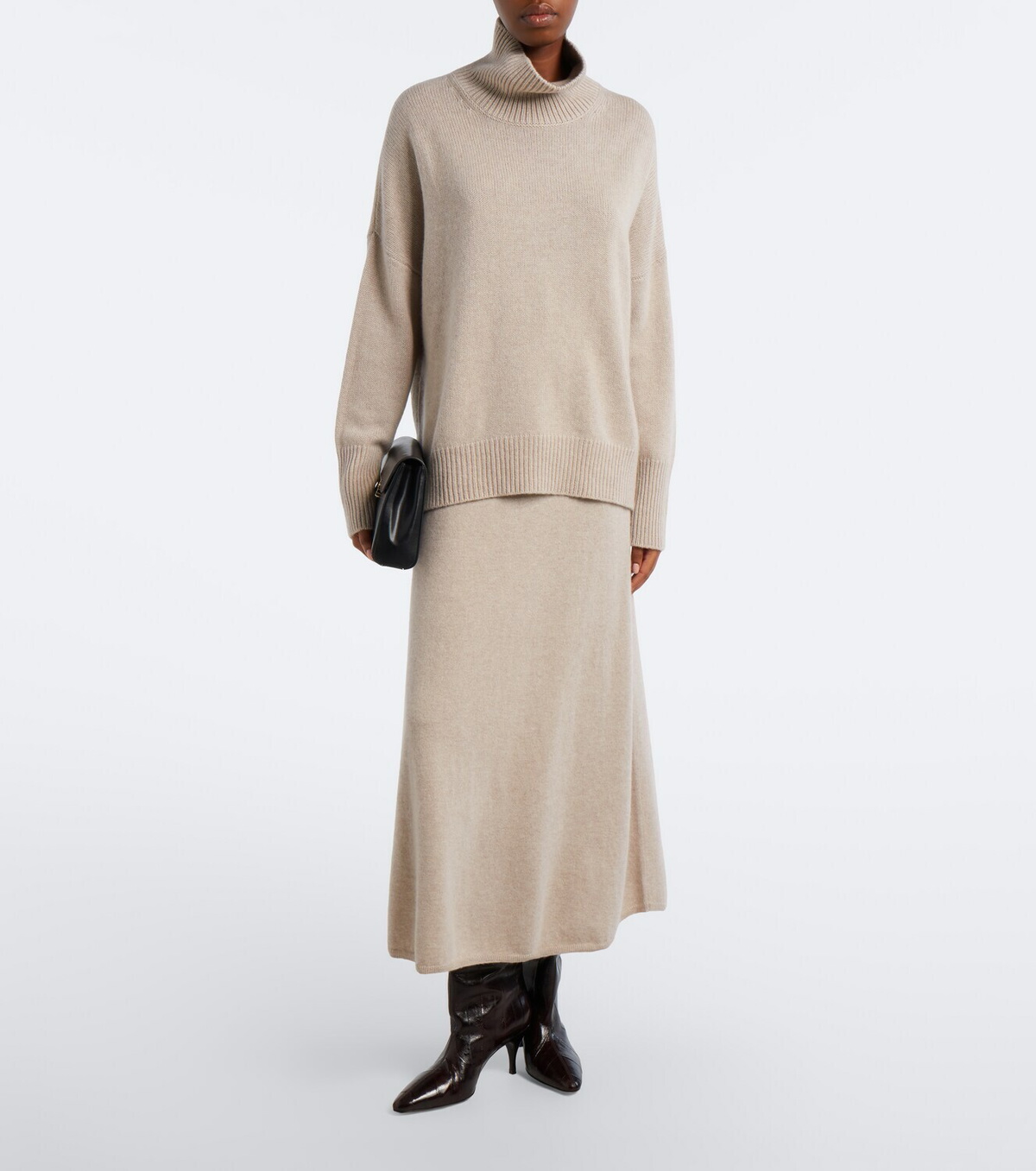 Lisa Yang Dolly cashmere midi skirt