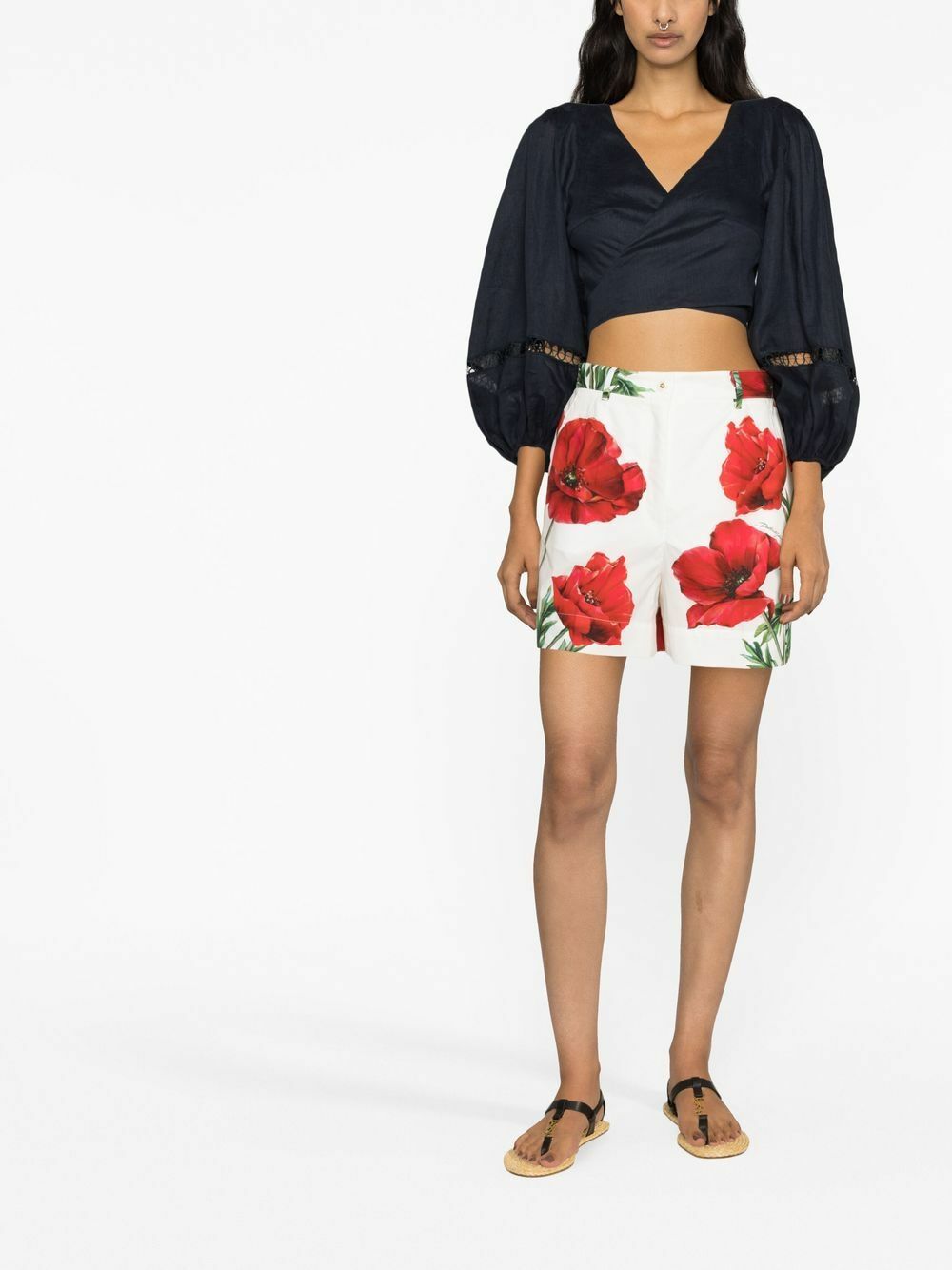 Dolce gabbana discount floral shorts