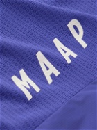 MAAP - Draft Team Mesh-Trimmed Stretch-Shell Cycling Vest - Blue