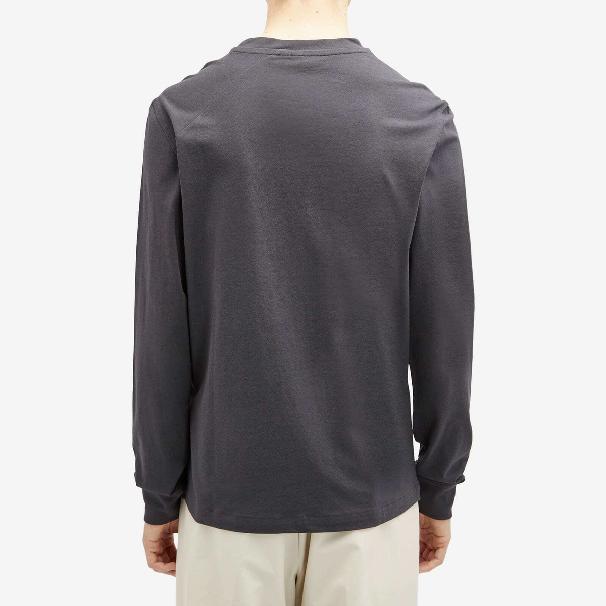 Klättermusen Men's Long Sleeve Root Logo T-Shirt in Raven
