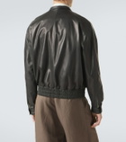 Giorgio Armani Leather bomber jacket
