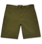 Freemans Sporting Club - Cotton-Twill Shorts - Men - Dark green