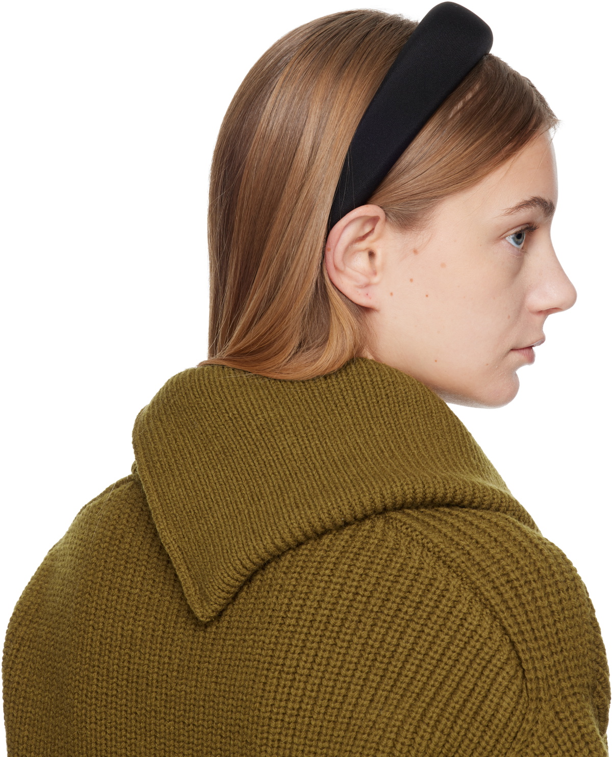 Sophie Buhai Black Classic Puffy Headband