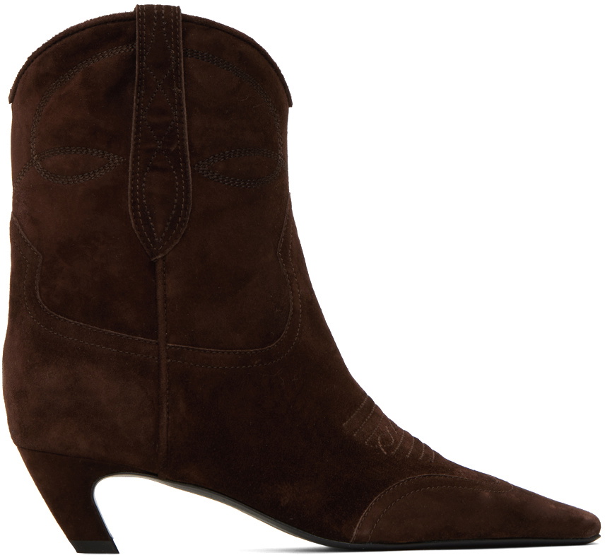 DALLAS - BROWN High Cowboy Boots