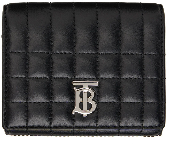Photo: Burberry Black Quilted TB Wallet