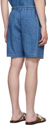 FRAME Blue Denim Shorts
