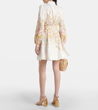 Zimmermann Matchmaker floral linen minidress