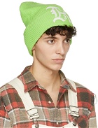 R13 Green Summer R13 Beanie Hat