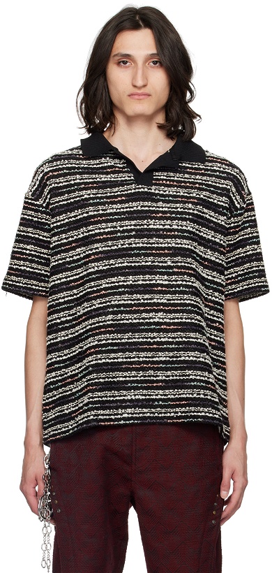 Photo: Andersson Bell SSENSE Exclusive Black Luna Polo