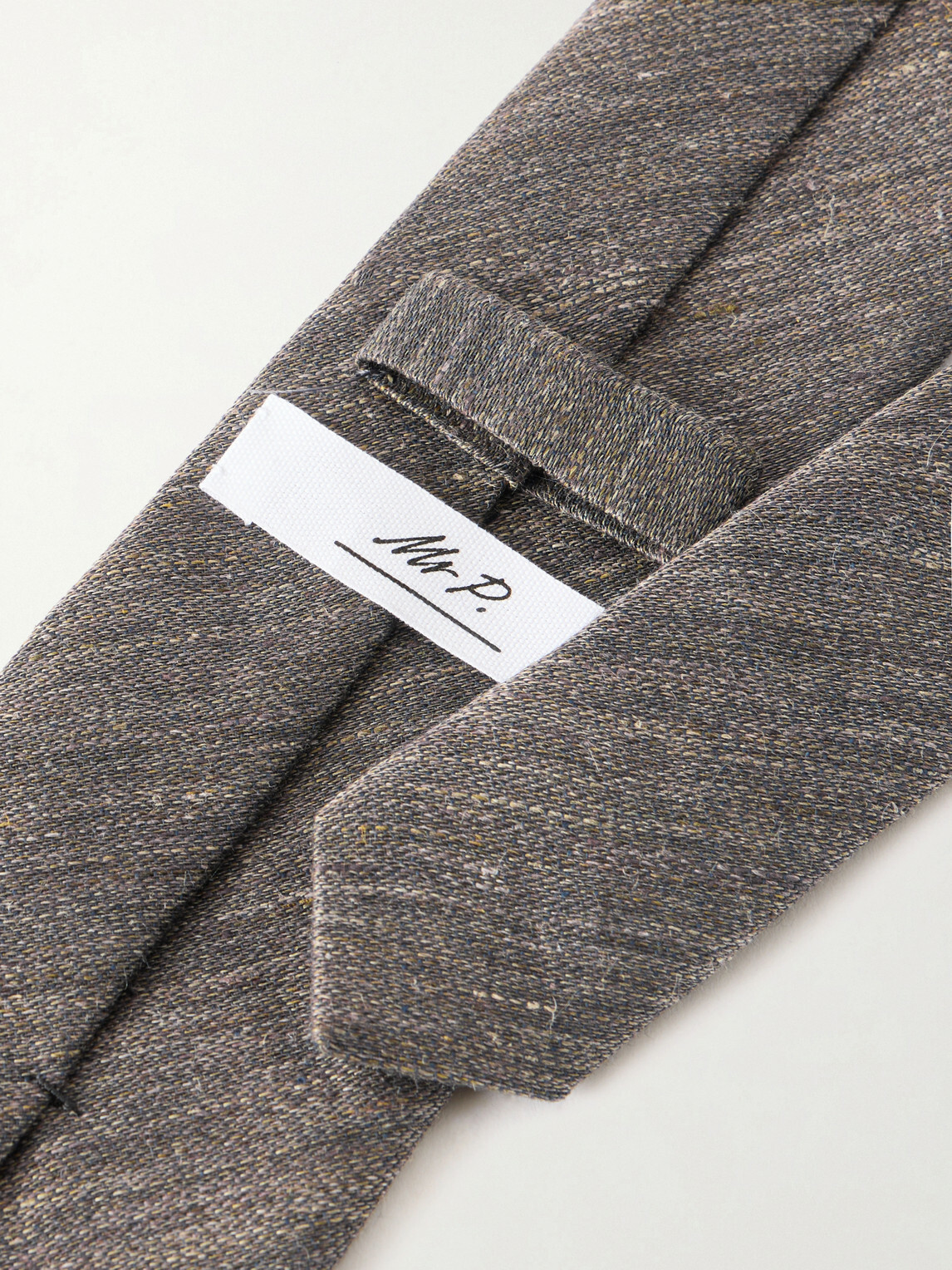 Mr P. - 8cm Linen and Silk-Blend Tie
