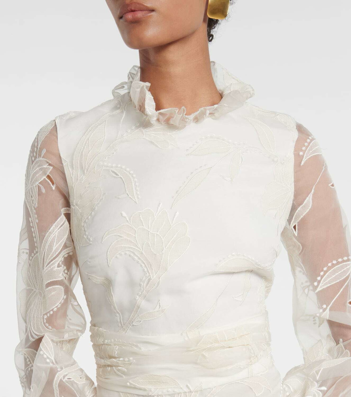 Markarian Bridal Adeline silk organza gown